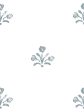 Bennett Large  Wallpaper by Sugar Paper - Harbor on White For Sale