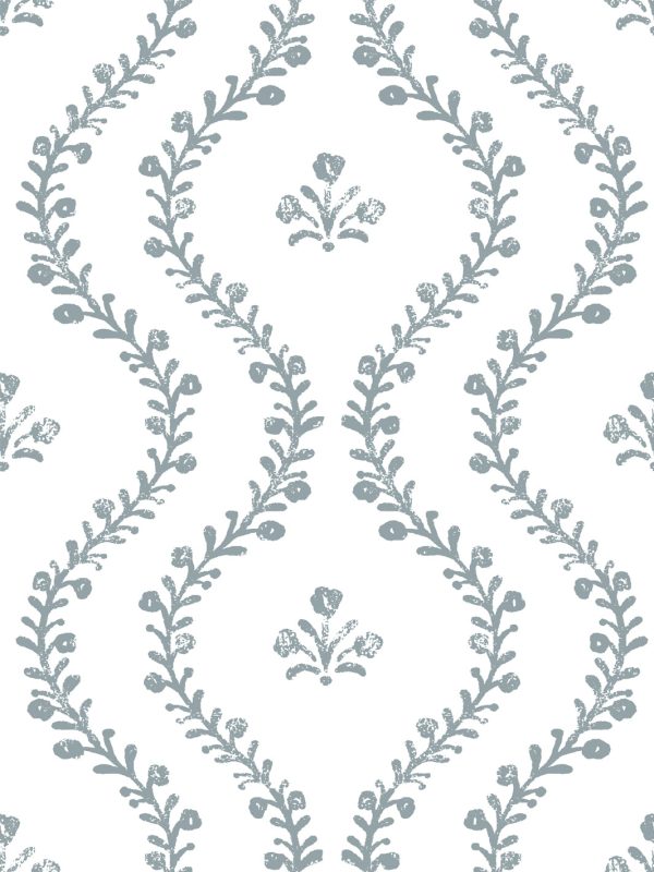 Bennett Vine (White Ground)  Wallpaper by Sugar Paper - Harbor Online