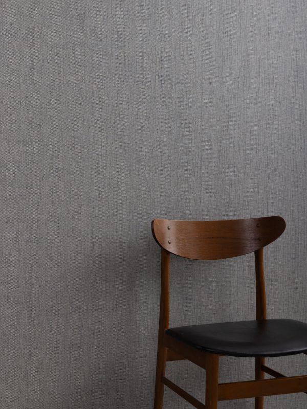 Stitch Two Tone  Grasscloth Wallpaper in Pepper Sky Cheap