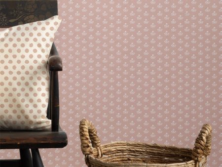 Bennett Petite  Wallpaper by Sugar Paper - Rose For Sale