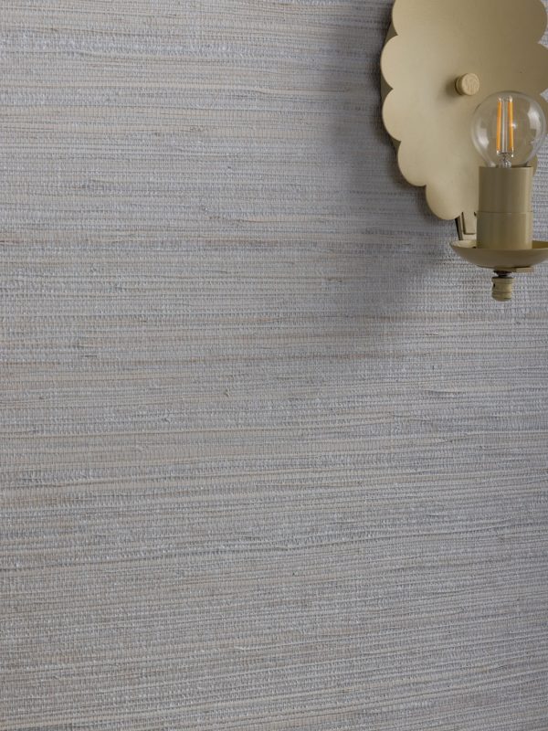 Woven Solid  Grasscloth Wallpaper in Oat Cheap