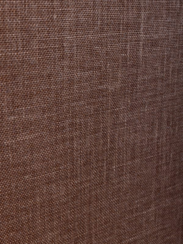 Burlap  Grasscloth Wallpaper in Chestnut Hot on Sale