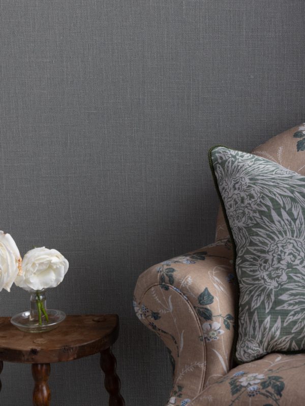 Burlap  Grasscloth Wallpaper in Tweed Fashion