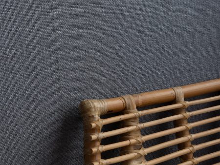 Burlap  Grasscloth Wallpaper in Aqua Online now