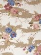 Dora Chintz  Linen Fabric by Nathan Turner - Mustard Online