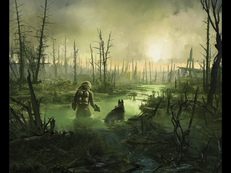 Swamp (0849) (Surge Foil) [Fallout] Online Hot Sale