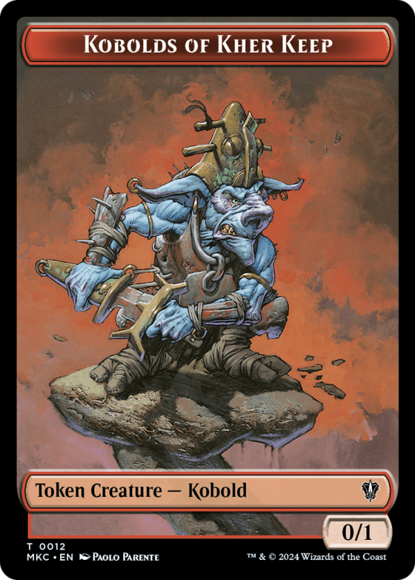 Gold    Kobolds of Kher Keep Double-Sided Token [Murders at Karlov Manor Commander Tokens] Online Hot Sale