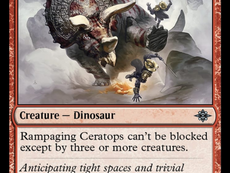 Rampaging Ceratops [The Lost Caverns of Ixalan] Discount