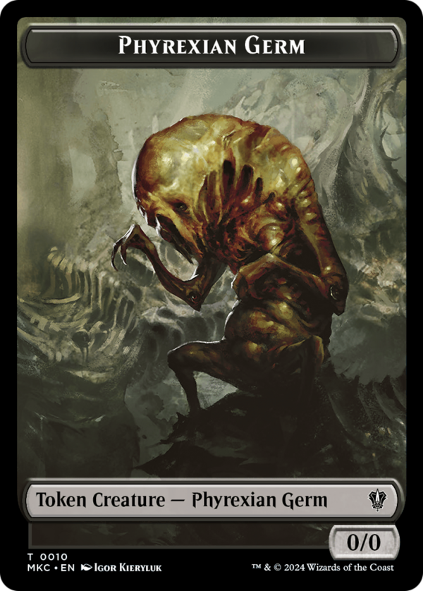 Spirit    Phyrexian Germ Double-Sided Token [Murders at Karlov Manor Commander Tokens] Online