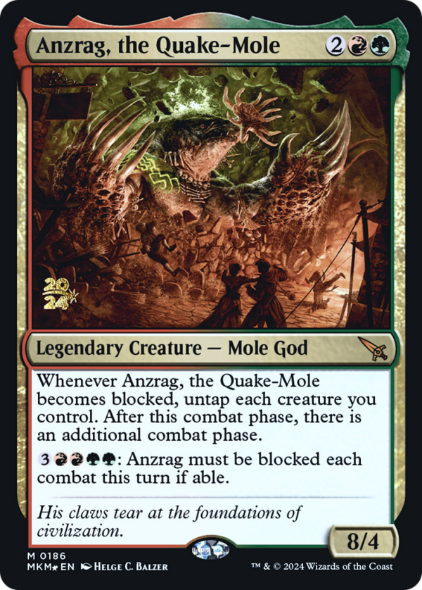 Anzrag, the Quake-Mole [Murders at Karlov Manor Prerelease Promos] Online