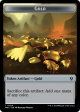 Gold    Treasure Double-Sided Token [Murders at Karlov Manor Commander Tokens] Online Sale