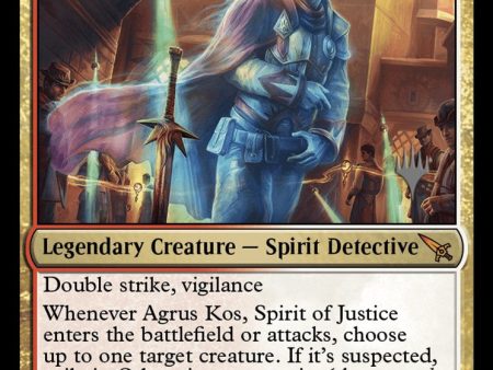 Agrus Kos, Spirit of Justice (Promo Pack) [Murders at Karlov Manor Promos] Discount