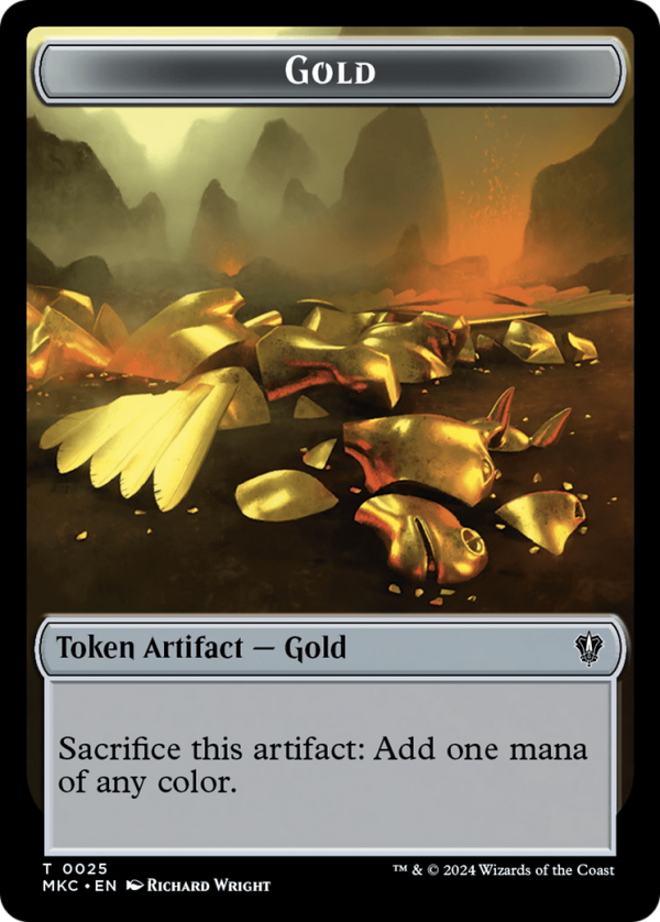 Gold    Kobolds of Kher Keep Double-Sided Token [Murders at Karlov Manor Commander Tokens] Online Hot Sale