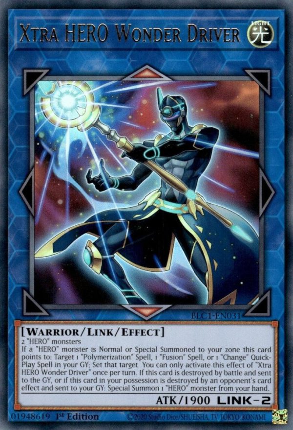 Xtra HERO Wonder Driver [BLC1-EN031] Ultra Rare Online